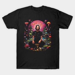 Keanu Reeves Psychedelic Zen Meditation T-Shirt